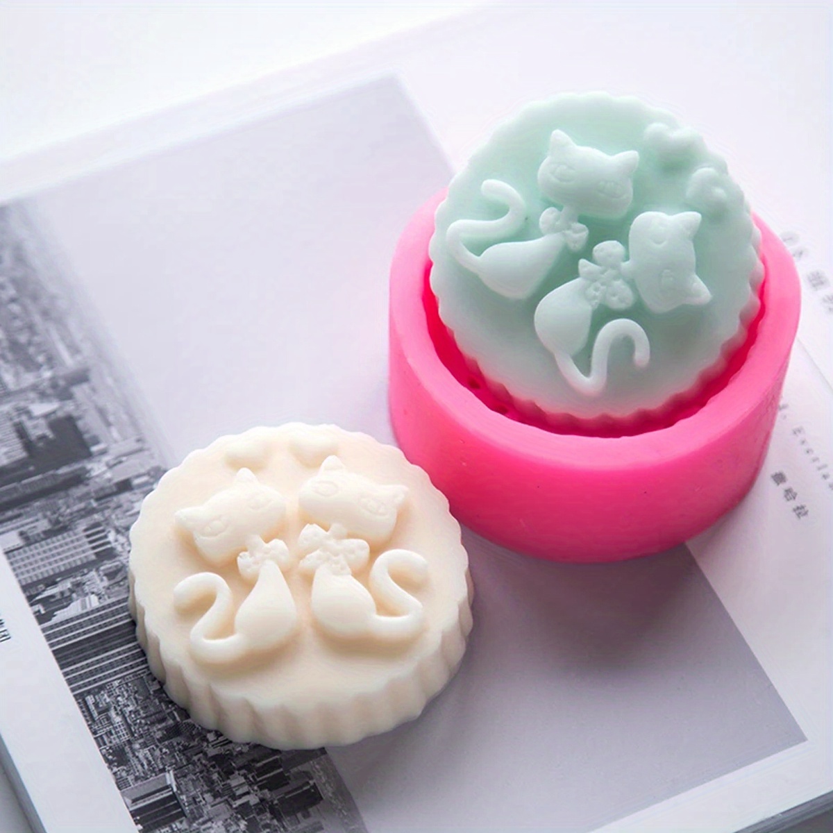 1-Piece Silicone Cat Soap Mold - Soap Making Instructions review and price