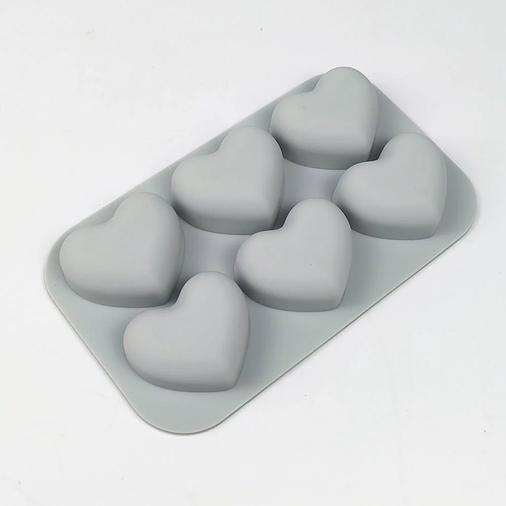 Heart Silicone Baking Mold 6 1 - Soap Making Gifts review and price